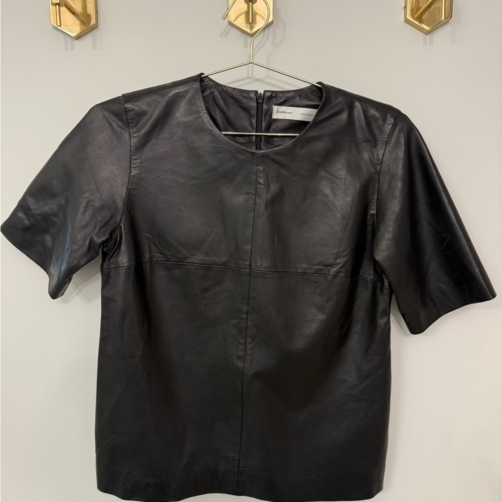 Black Leather Top